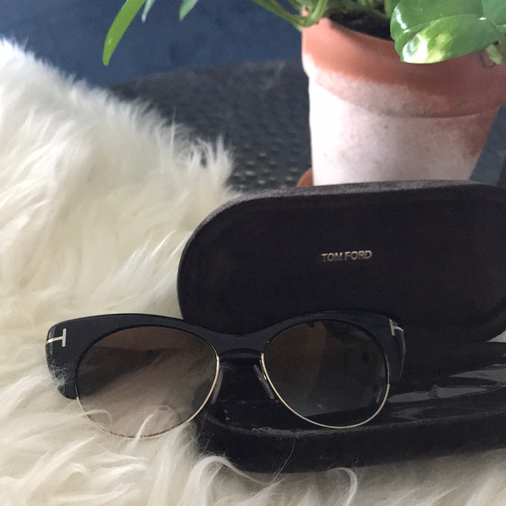 Tom Ford Lola cat eye sunglasses